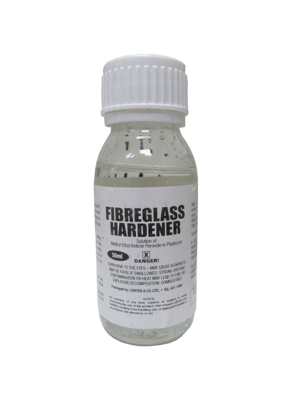 what is fiberglass hardener made of