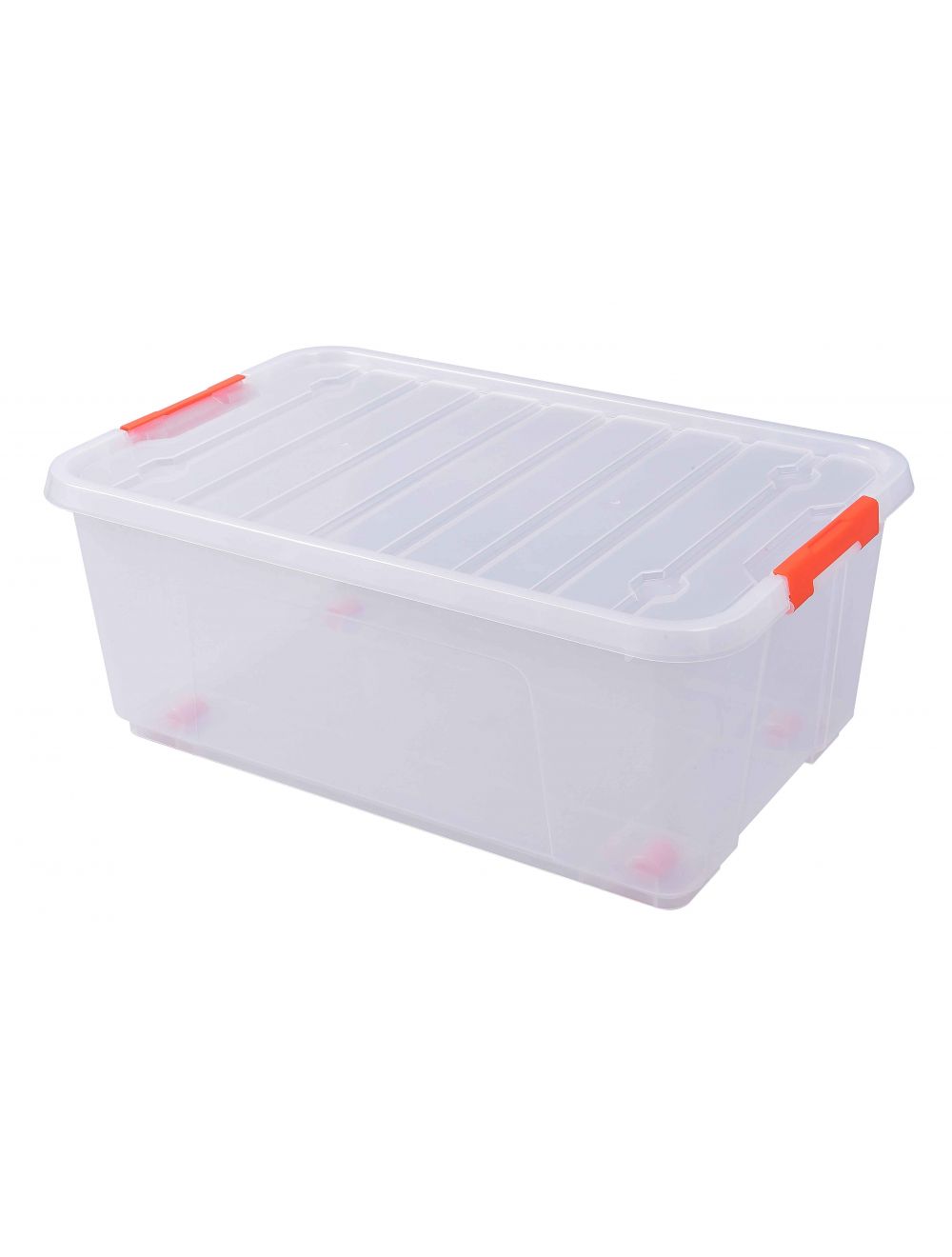 Clear Storage Tote Box 35L