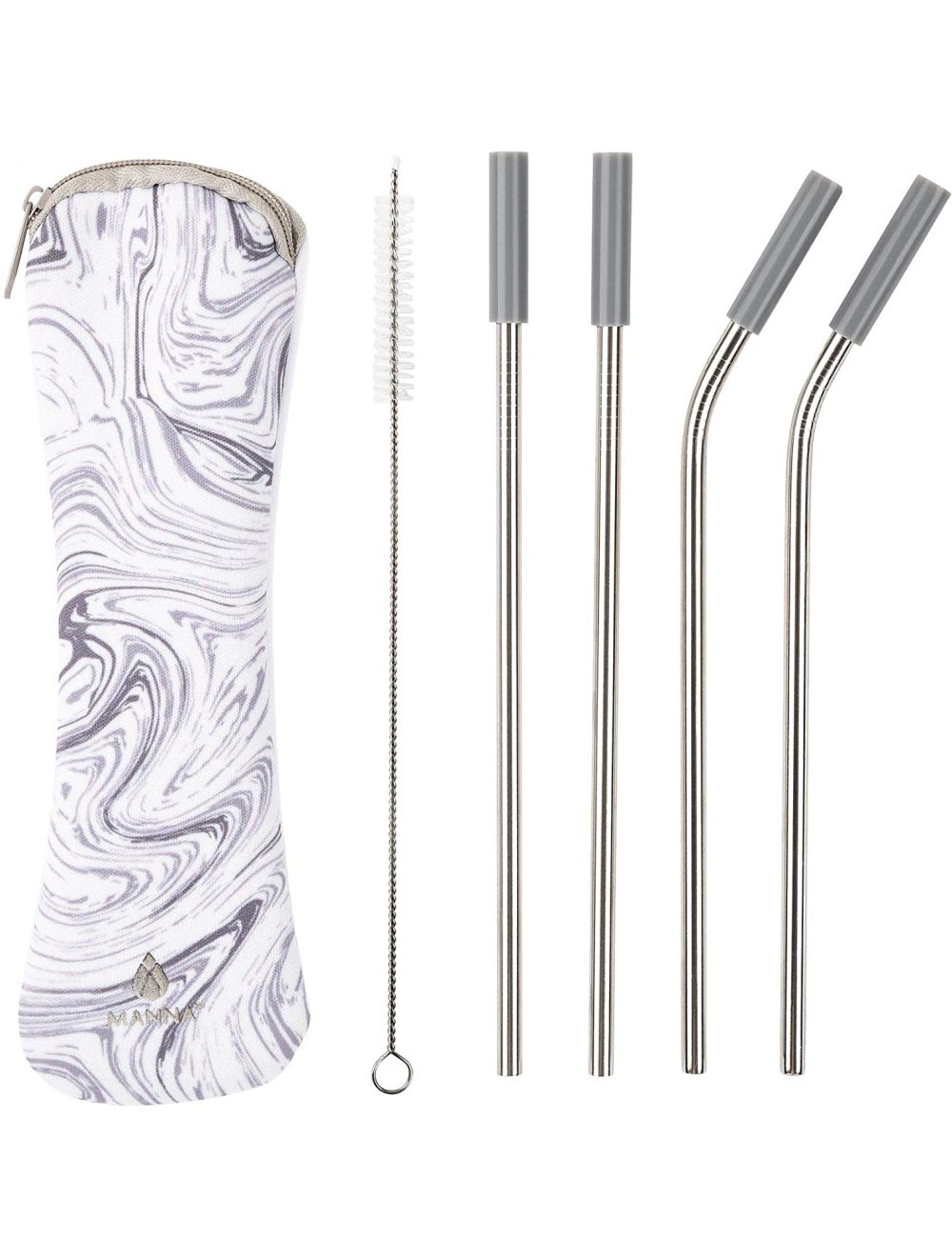 Straws S/Steel & Cleaner Set