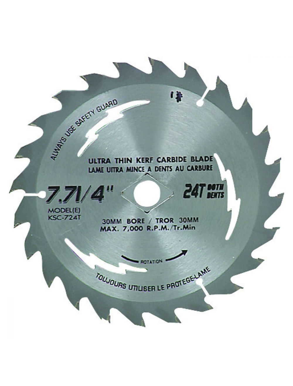 Circ Saw Blade 7-1/4x24T