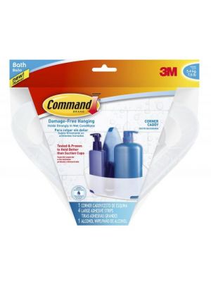 Command Large Shower Caddy with Water-Resistant Strips  Shower caddy,  Large shower, Bathroom shower accessories