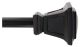 Curtain Rod Blk Sevill 90-130