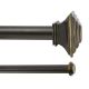 Curtain Rod Mission Dble Bronz