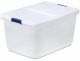 Storage Tote Wht/Blue 66Qt Lat