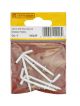 Dresser Hook 1i (25mm) Wht 5pk