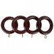 Wood Pole Rings Mahogany