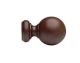 Finial Ball Mahogany