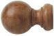 Finial Ball Oak Wood