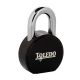 H/Duty Padlock Blk Rnd 63.5mm