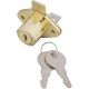 Drawer Lock Brass (T.V)