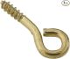 Screw Eye 3/4i B/Brass 7pk