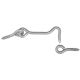 Zinc Hook & Eye 2-1/2i 2pk