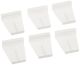 Window Screen Lift Tab Wht 6pk