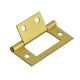 Flush Hinge 63mm Brass