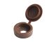 Brown Hinged Screw Cover 20pk