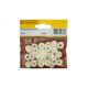 Beige Hinged Screw Cover 20pk