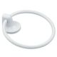 Towel Ring White Plastic DECKO