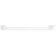 TWIN WHITE TOWEL BAR 18in