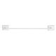 Towel Rail 24inch Single White