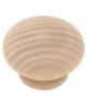 Hardwood Round Knob 1-1/2i 2pk