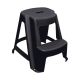 Step Stool 2 Step Black Plasti