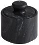 Salt Cellar Black Marble 4oz