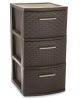 Drawer Tower Weave Espresso