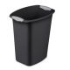 Wastebasket 12qt Black