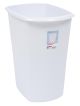 Wastebasket White 10Gln Steril