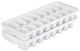 Ice Cube Tray Stacking Wht Ste