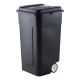 Garbage Can 50Gal w/Wheels Blk