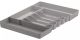 Cutlery Tray 6 Divider Grey Sp