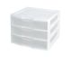 Drawer Unit Desktop 3Dr White