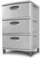 Drawer Unit 3 Weave Cement Gry