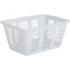 Laundry Basket White 1.65Bu