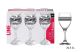 Wine Glass Set/6 Blk Line 20.5