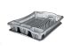 Dish Drainer Silver Plastic