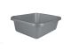 Dish Pan Rect 5L Silver