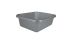 Dish Pan Rect 13.5L Silver