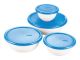 Bowl Set 8pc Plastic