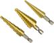 3 pc. Step Drill Set