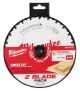 Circ Saw Blade 7-1/4i 24T 2PK