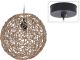 Light Shade Hang Rnd Rattan