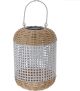 Solar Lantern White 18X26cm