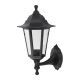 Antique Wall Lantern Black 1lt