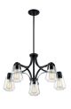 Chandelier Skybridge 5L Black