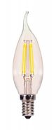 Bulb LED 2.5W Clear CA10 2Pk