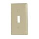 Toggle Switch Plate Ivory