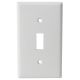 Toggle Switch Plate White