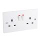 Switched Socket Twin 13A